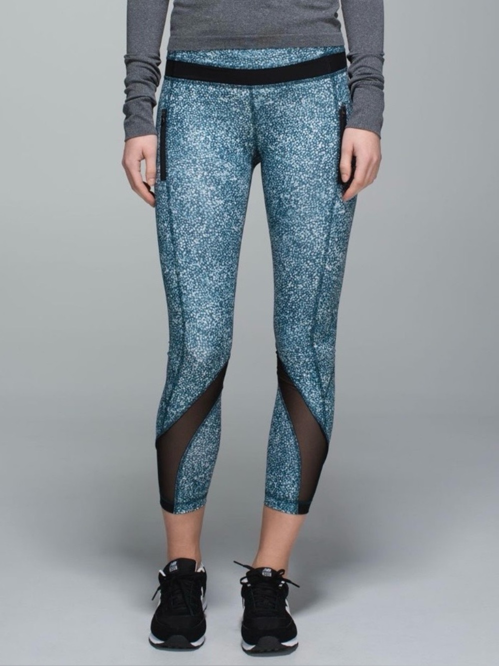 Lululemon Inspire Tight II *Full-On Luxtreme Pebble Print Parfait Pink Alberta L